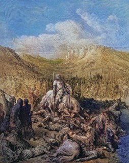The Death of the Templar Jacques de Mailly at Cressin