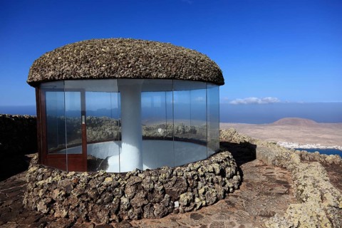 Staircase at Mirador del Rio