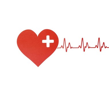 Top view of paper heart with heartbeat for world heart day. Resolution and high quality beautiful photo
