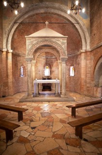 Altar room of the Pieve di Santa Maria Annunziata e San Biagio