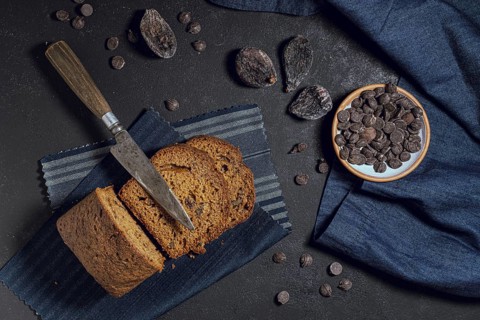 Slices cake chocolate chips. Resolution and high quality beautiful photo
