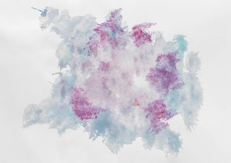 Violet blue watercolor paint. Resolution and high quality beautiful photo