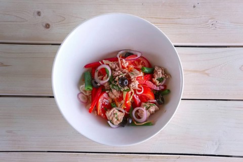 Salad with meat