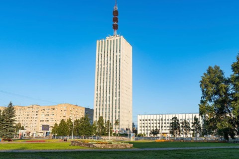 Soviet appartment building in Arkhangelsk