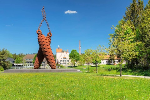 Fir cone sculpture