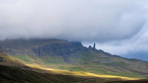 Old Man of Storr in the mist
