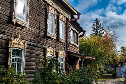 Old wooden house