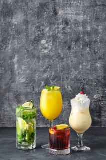 Set of cocktails