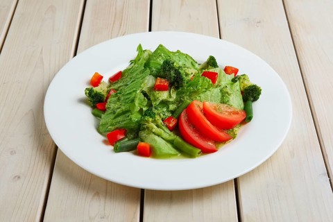Fresh spring green salad