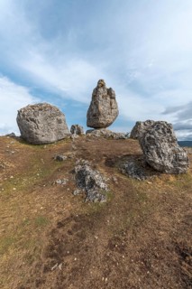 Strangely shaped rocks in the chaos of Nimes le Vieux in the Cevennes National Park. Unesco World Heritage. Fraissinet-de-Fourques