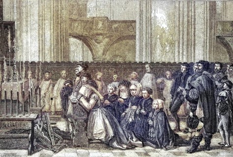 Salon of 1855. belgian school. the trentaines de metal de haze