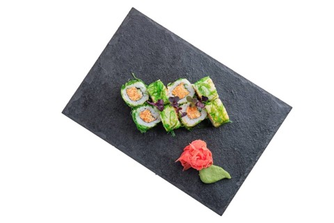 Set of rolls with crab paste