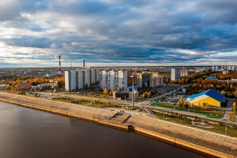 Aerial of Nizhnevartovsk