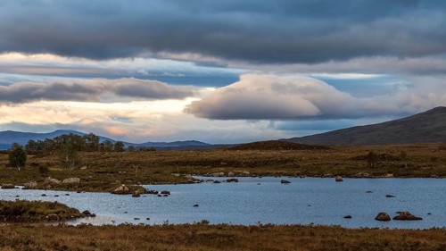 Sunset at Loch Ba