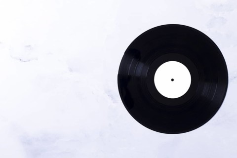 Top view vinyl disk. Resolution and high quality beautiful photo