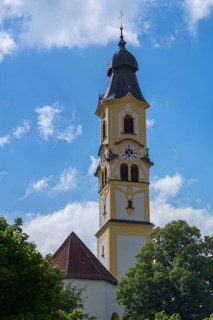 Tower of the Baroque St. Nicholas Church
