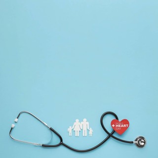 Top view world heart day concept with copy space. Resolution and high quality beautiful photo