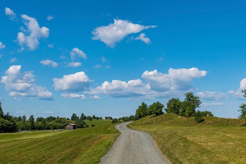 TRack leading through the Unesco site Kizhi island