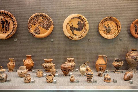 Greek antique pottery