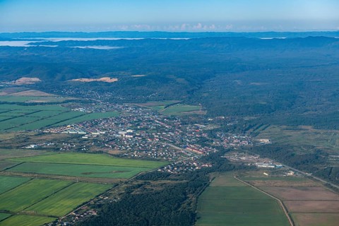 Aerial of Sakhalin