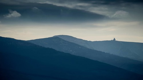 Beautiful sunrise in the mountains