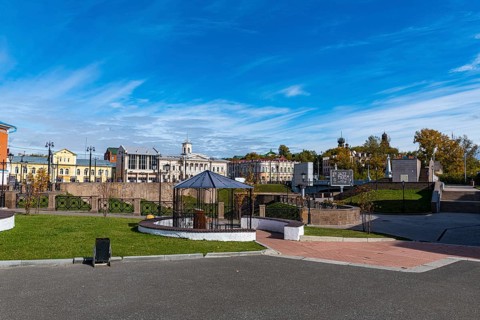 Town center of Tomsk