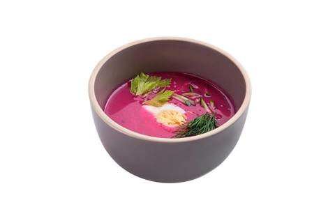 Cold summer soup with beet