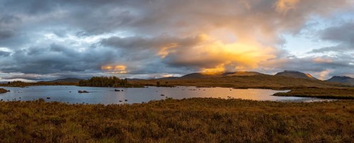 Sunset at Loch Ba