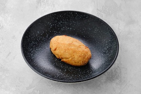 Kiev or pozharskaya cutlet on a plate