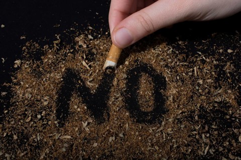 World No Tobacco Day poster for say no smoking concept