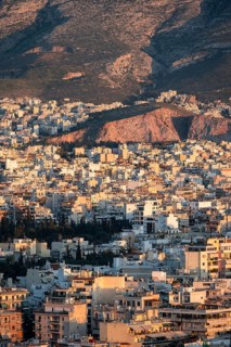 Densely populated cityscape