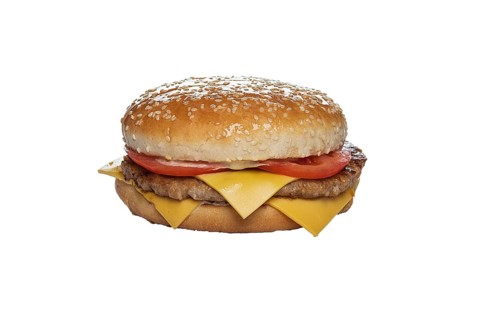 Bun with sesame with cutlet