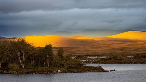 Sunset at Loch Ba