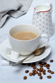 Cup with latte