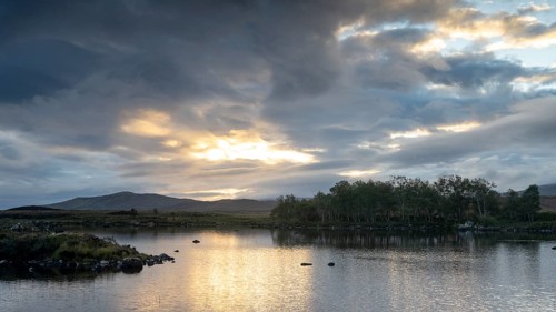 Sunrise at Loch Ba