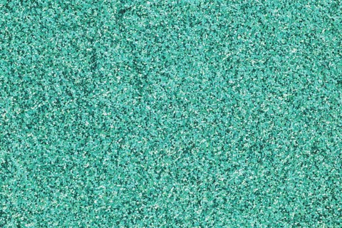 Colorful turquoise sparkles pile