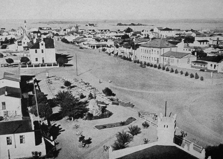 The old harbour town of Swakopmund