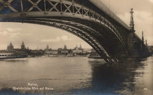 The Rhine Bridge in Mainz