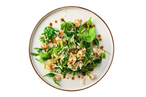 Salad with shrimps