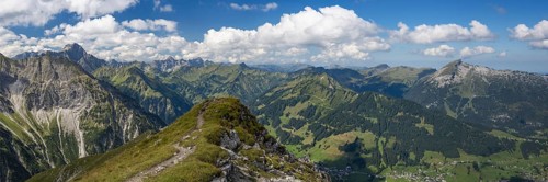 Panorama from Walser Hammerspitze