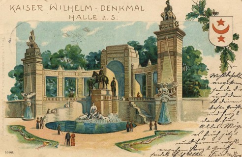 Kaiser Wilhelm Monument in Halle an der Saale