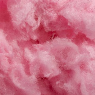 Flat lay pink cotton candy
