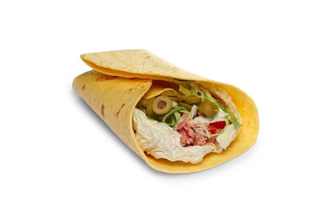 Layout for menu. Pita bread stuffed with beef