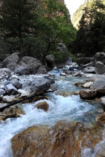 Landscape in the Samaria Gorge