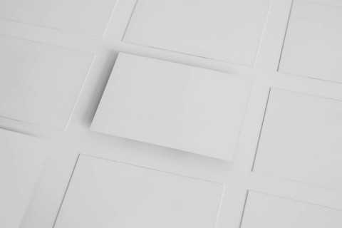Mockup white business cards. Resolution and high quality beautiful photo