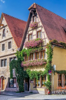 Half-timbered house with restaurant Landsknechtstuebchen