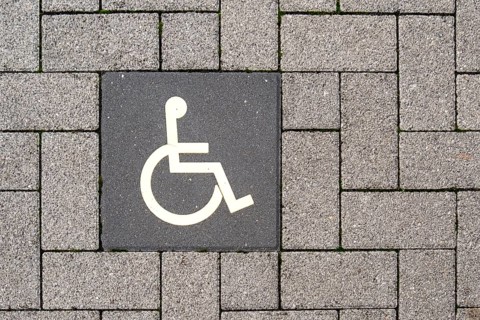 Pictogram wheelchair user