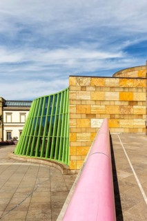 New State Gallery modern architecture in Stuttgart