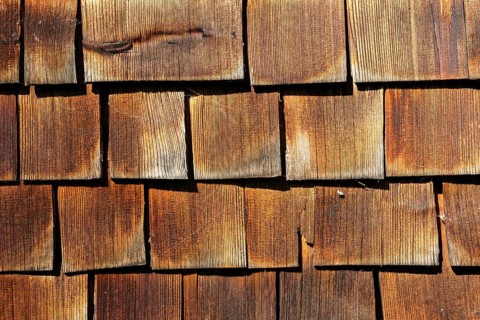 Wooden shingles