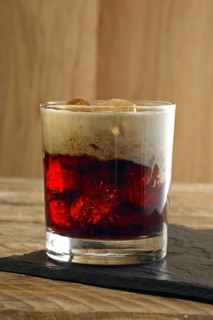 Cocktail White Russian. Vodka